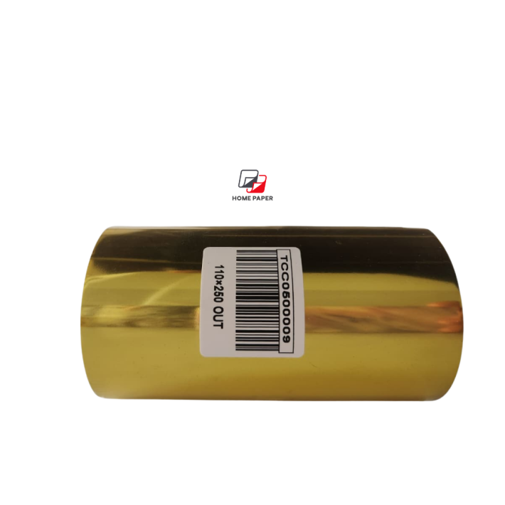 Rollo de CTT Accumax Negra 110mm x 250m. Cera OUT C1"